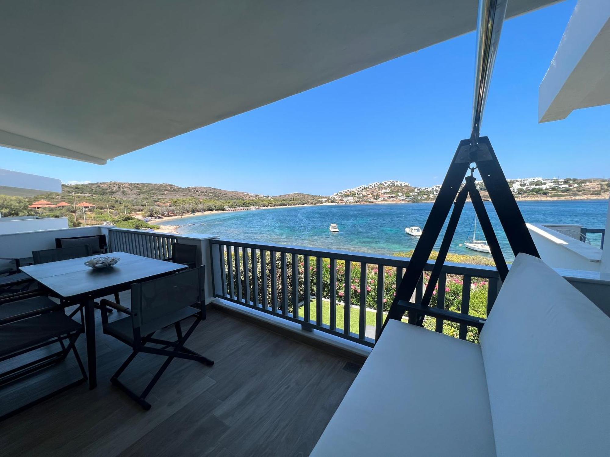 Sounio - Waterfront Luxury Spa Villa Pounta Zeza 170 Sqm On Private Beach Szúnio Kültér fotó