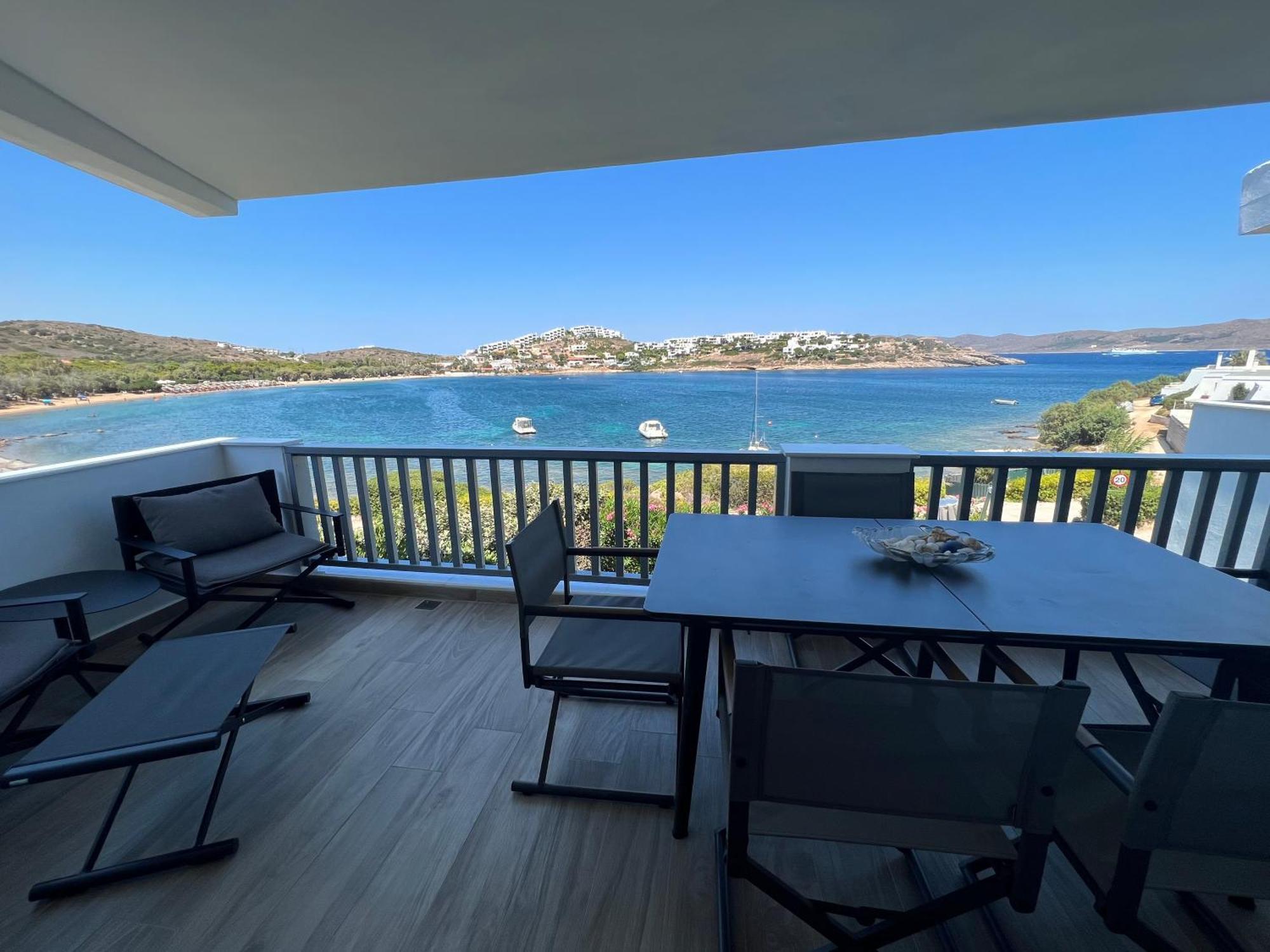 Sounio - Waterfront Luxury Spa Villa Pounta Zeza 170 Sqm On Private Beach Szúnio Kültér fotó