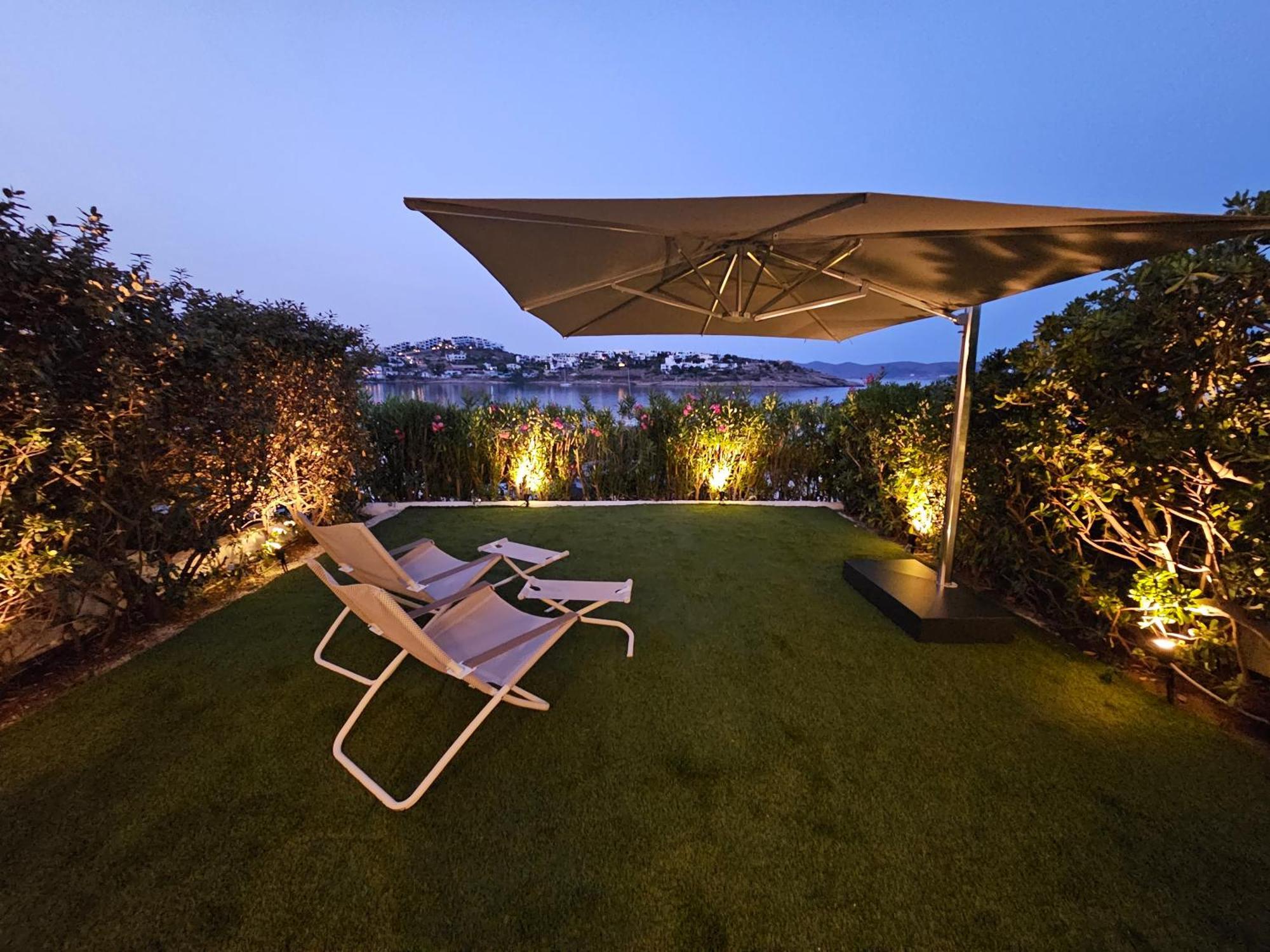Sounio - Waterfront Luxury Spa Villa Pounta Zeza 170 Sqm On Private Beach Szúnio Kültér fotó