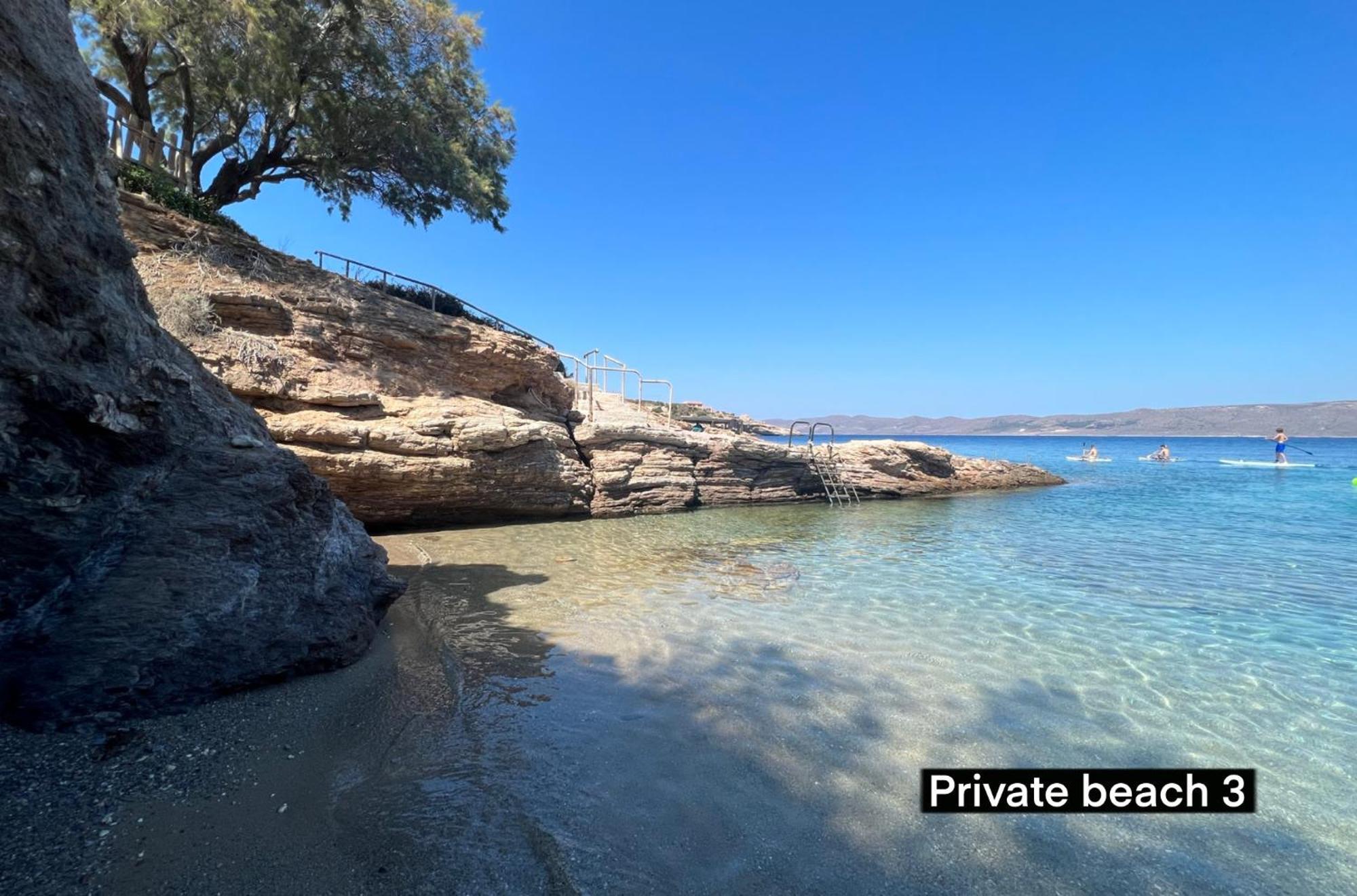 Sounio - Waterfront Luxury Spa Villa Pounta Zeza 170 Sqm On Private Beach Szúnio Kültér fotó