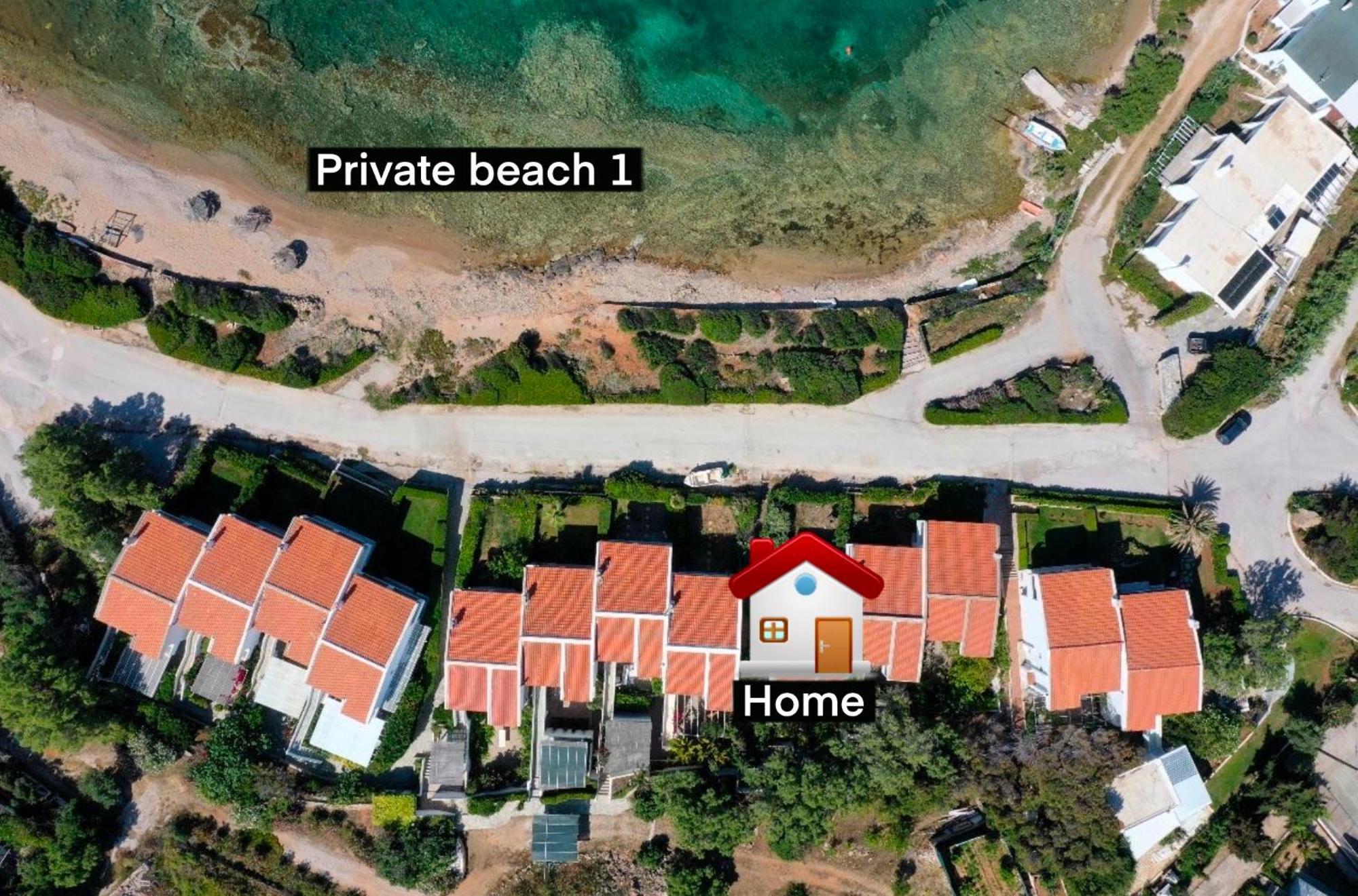 Sounio - Waterfront Luxury Spa Villa Pounta Zeza 170 Sqm On Private Beach Szúnio Kültér fotó